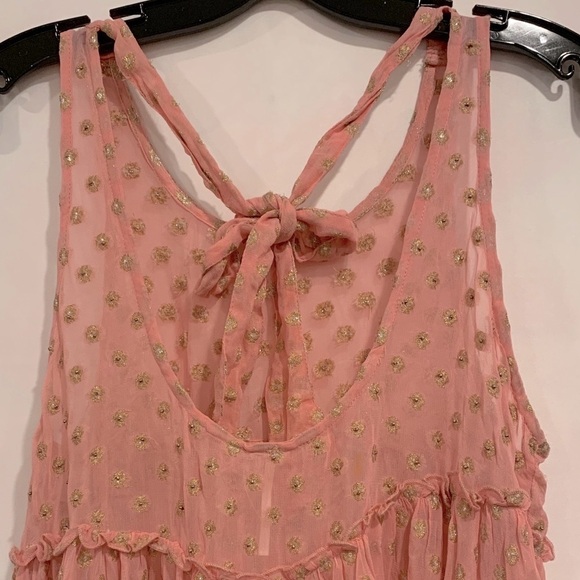 NWT Free People Sophia Slip Mini Ruffle Dress - Picture 7 of 9